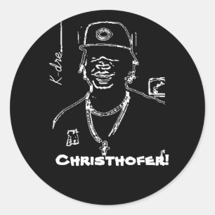 K-Dre Classic Round Sticker