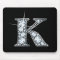 "K" Faux-"Diamond Bling" Mousepad