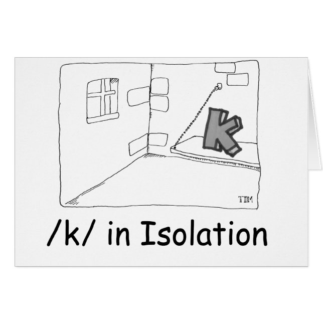 K In Isolation (Front Horizontal)