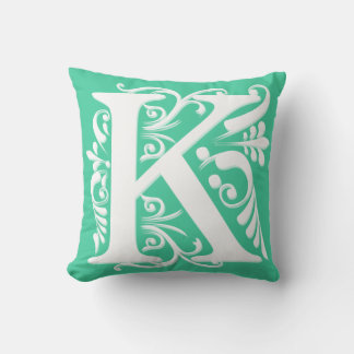 K Initial letter Monogram - Cushion