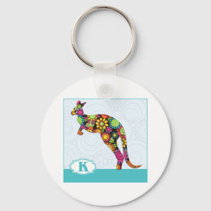 K is for Kangaroo Key Ring