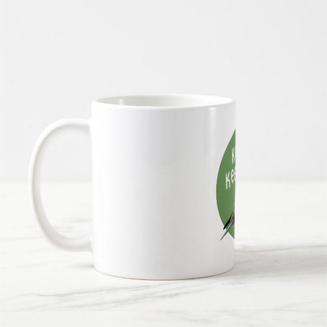 K is for Kea Keeper Coffee Mug (Left)