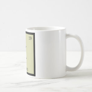 K - Kakapos Chemistry Periodic Table Element Coffee Mug