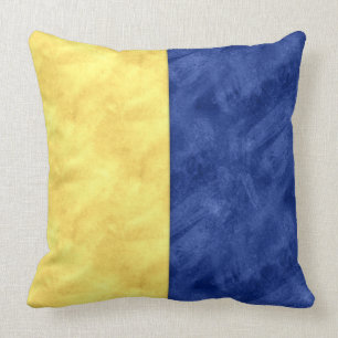 K Kilo Watercolor #Nautical Signal Maritime Flag Cushion