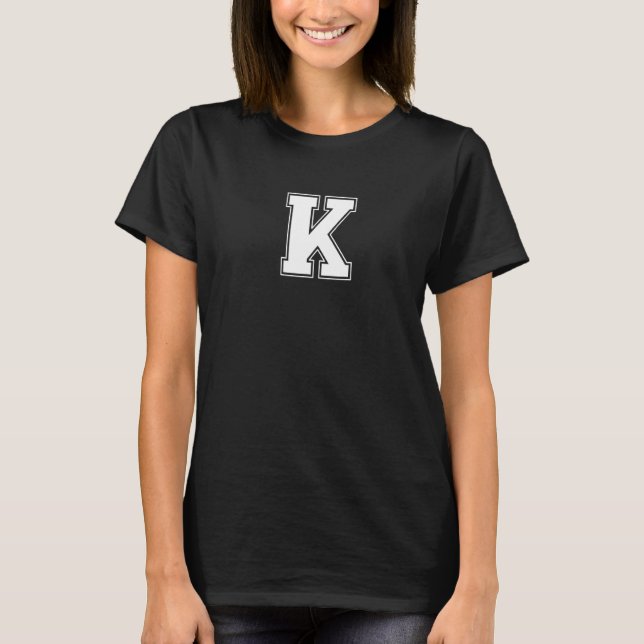 K  Letter T-Shirt (Front)
