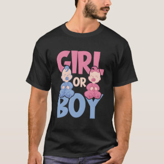 K Or Blue Py Pregnancy Or Gender Reveal T-Shirt