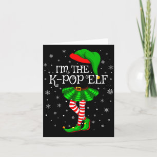 K-p Elf Christmas Matching Family Women Girls Elf  Card