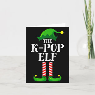 K-p Elf Matching Family Group Christmas Party Pyja Card