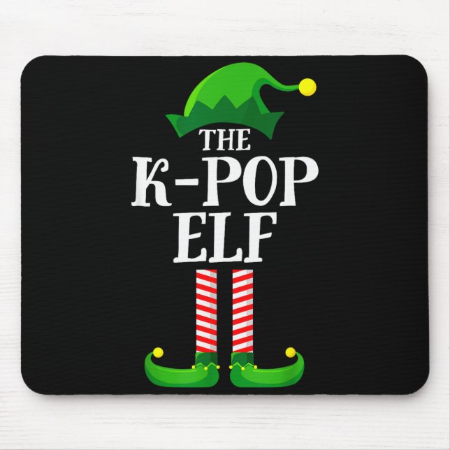 K-p Elf Matching Family Group Christmas Party Pyja Mouse Pad (Front)