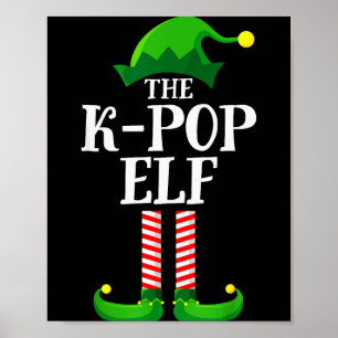 K-p Elf Matching Family Group Christmas Party Pyja Poster