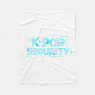 K-p Security Mum Dad Kids Funny Birthday Concert Fleece Blanket