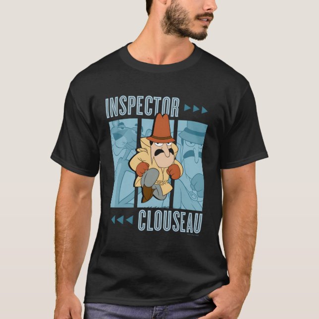 K Panther Inspector Clouseau Trio Panels T-Shirt (Front)