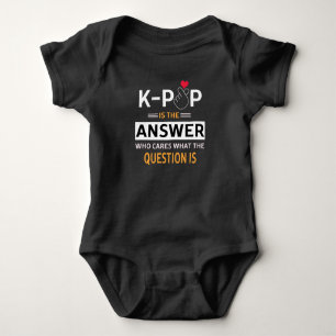 K-POP All Day Baby Bodysuit