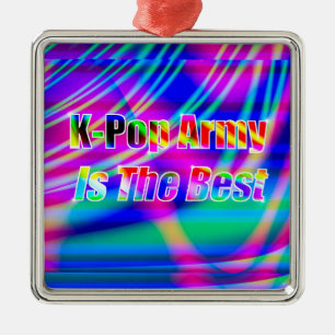 K-Pop Art Metal Ornament