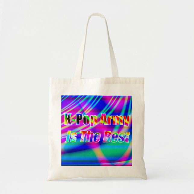 K-Pop Art Tote Bag (Front)