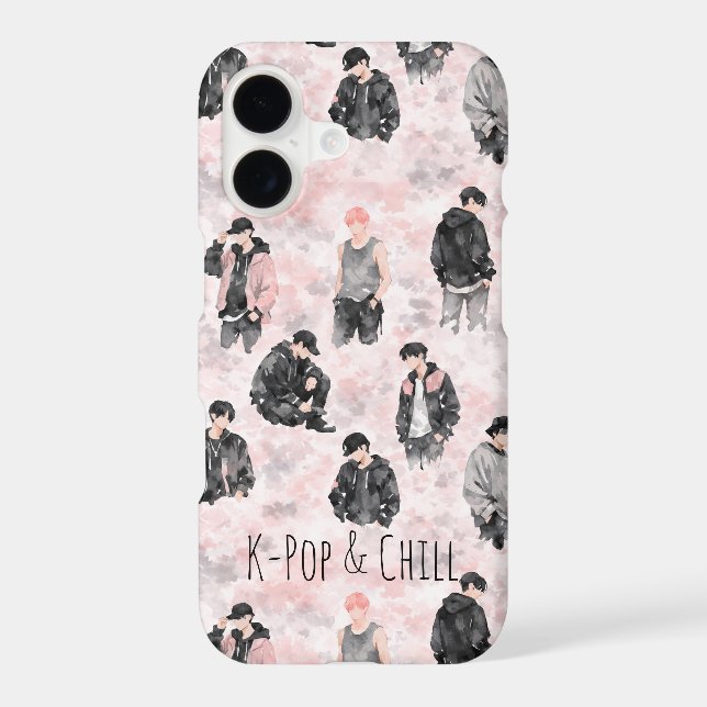 K-Pop & Chill Aesthetic Silhouette Minimalist (Back)