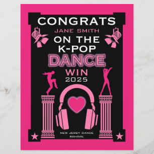 K-Pop Dance Competition Winner Congratulations