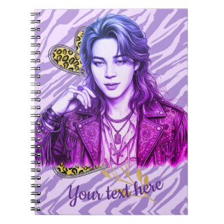 k pop editable icon style notebook