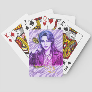 k pop editable icon style playing cards