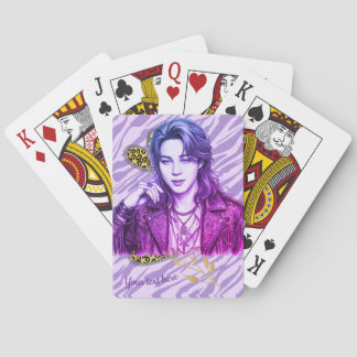 k pop editable icon style playing cards