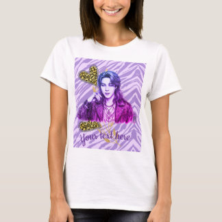 k pop editable icon style T-Shirt