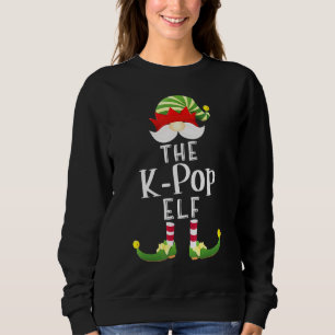 K-Pop Elf Group Christmas Pajama Party Sweatshirt