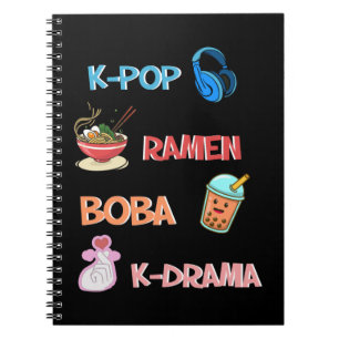 K-Pop Fashion for Fans of korean K-Drama & K-Pop Notebook