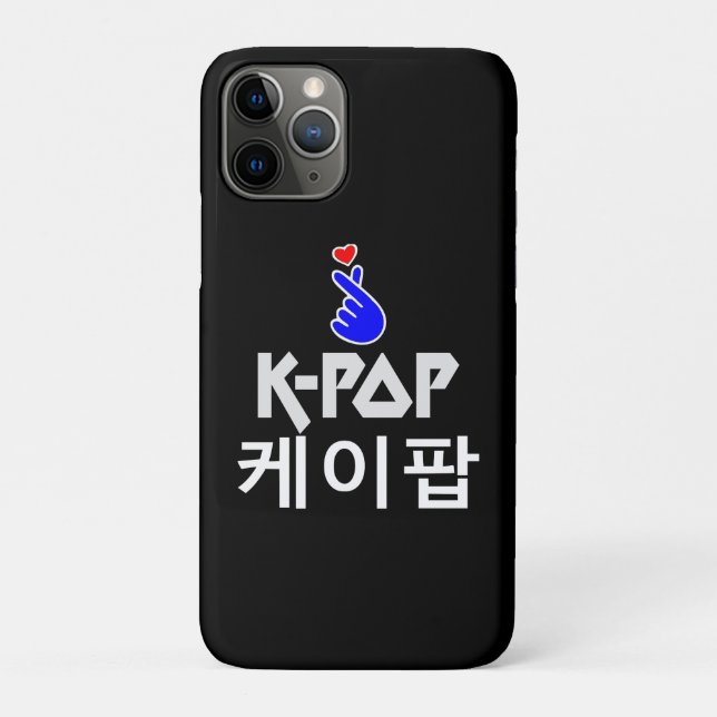 K-Pop Finger Heart: Show Your Love Case-Mate iPhone Case (Back)