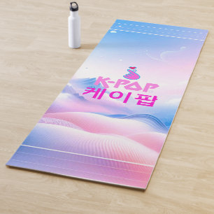 K-Pop Finger Heart: Show Your Love Yoga Mat