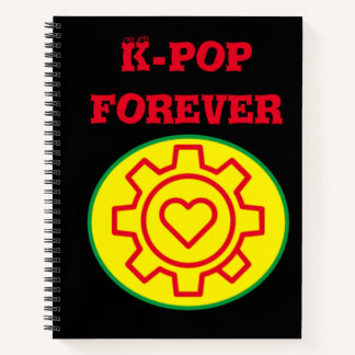 k-pop forever notebook