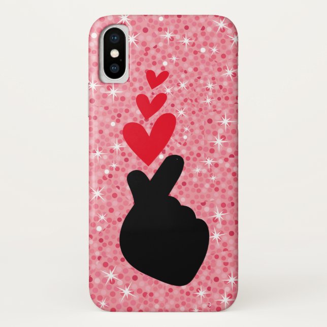 K-Pop | Idol Finger Heart ❤ Love Symbol Phone Case (Back)