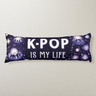 K-pop Is My Life Floating Among the Stars Body Cushion