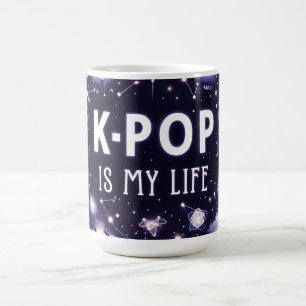 K-pop Is My Life Floating Among the Stars Coffee Mug
