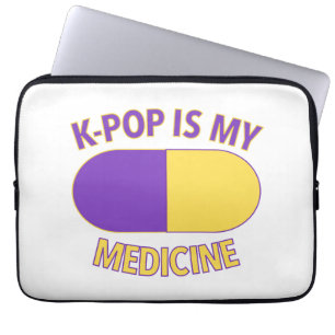 K-Pop Is My Medicine Laptop Sleeve 13-inch