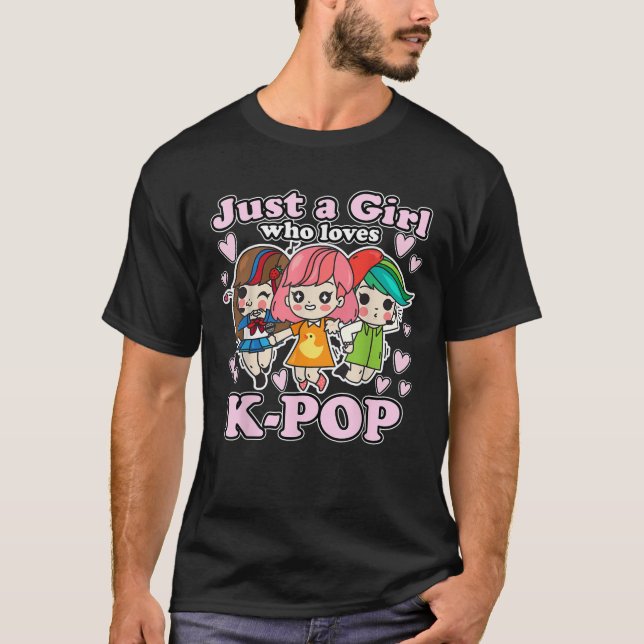 K Pop Korean Popular Music Saranghae Merchandise U T-Shirt (Front)