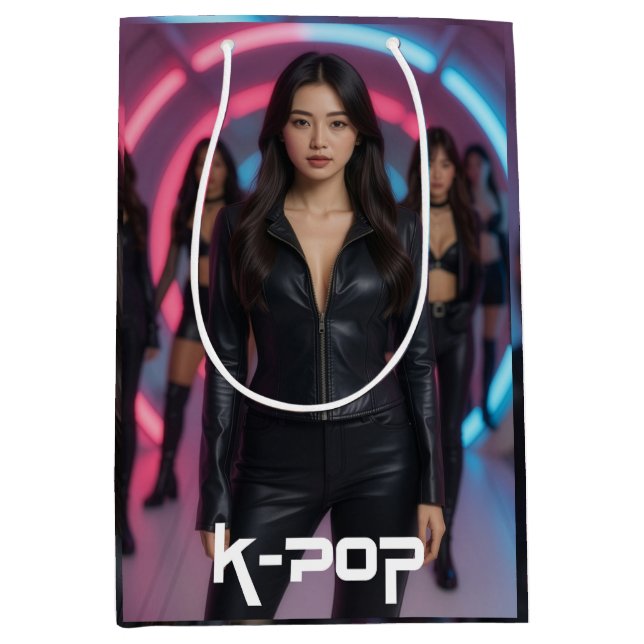 K-POP MEDIUM GIFT BAG (Front)