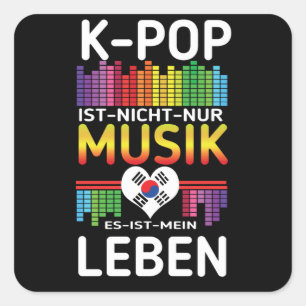 K-Pop Music Kpop K Pop Life Square Sticker