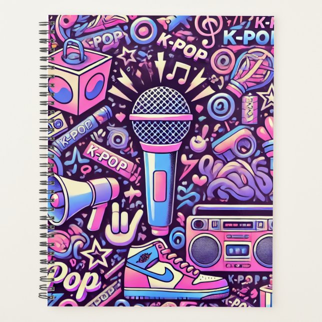 K-pop Notebook Planner (Front)