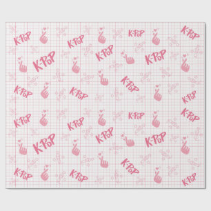 K-pop Pink Gift Wrap