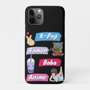 K-Pop, Ramen, Boba and Anime Pop Culture Fan  Case-Mate iPhone Case