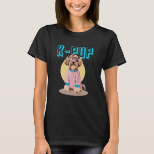 K-Pup Funny Dog K-Pop Korean Music Lover T-Shirt