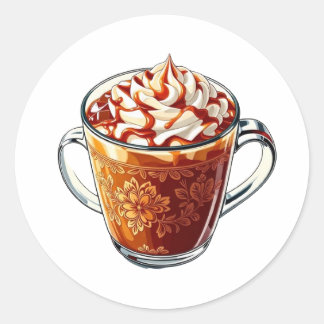 K-Style Bullet Journalling Series11 - Food Stickes Classic Round Sticker