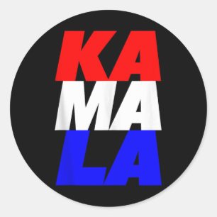 Ka Ma La - Red Harris Wheimer Presidential Electio Classic Round Sticker