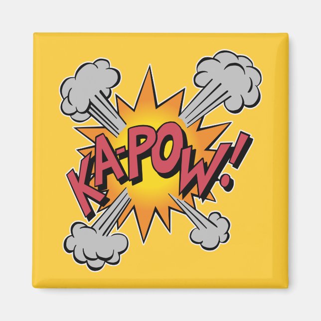KA-POW! Comic Book Graphic Magnet (Front)