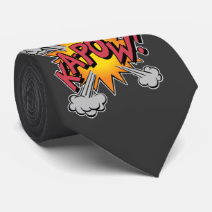 KA-POW! Comic Book Graphic Tie