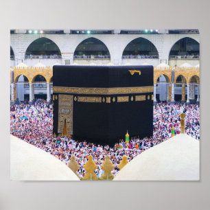 Kaaba Mecca Arafa Pilgrimage Hajj Saudi Arabia Poster