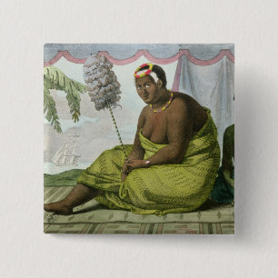 Ka'ahumanu, Queen of the Sandwich Islands 15 Cm Square Badge