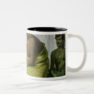 Ka'ahumanu, Queen of the Sandwich Islands Two-Tone Coffee Mug