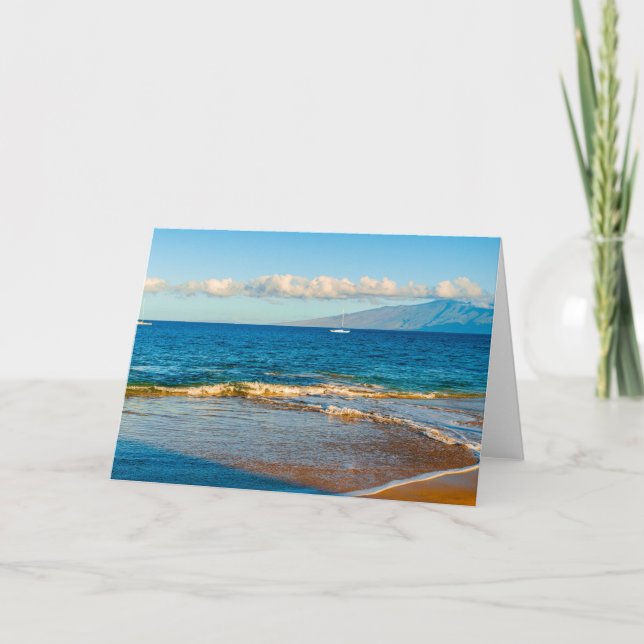 Kaanapali Beach Greeting Card (Front)