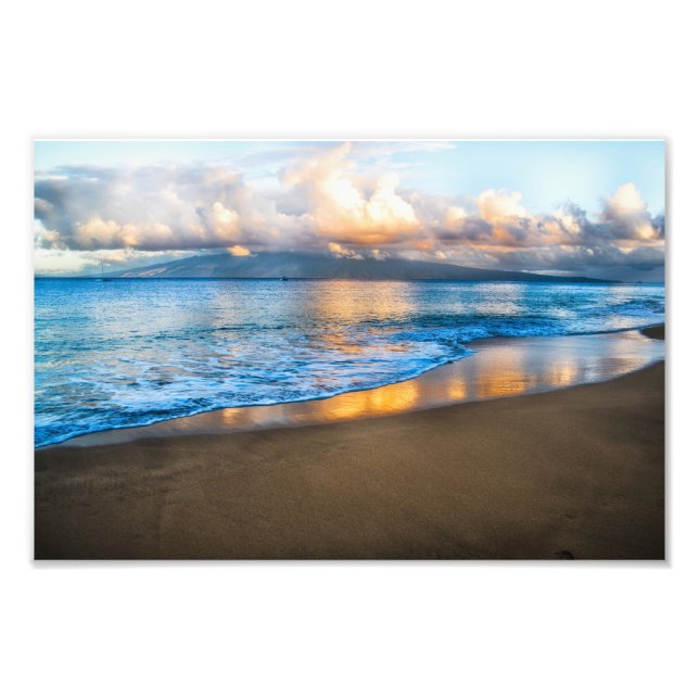 Kaanapali Beach Sunrise Photo Print (Front)